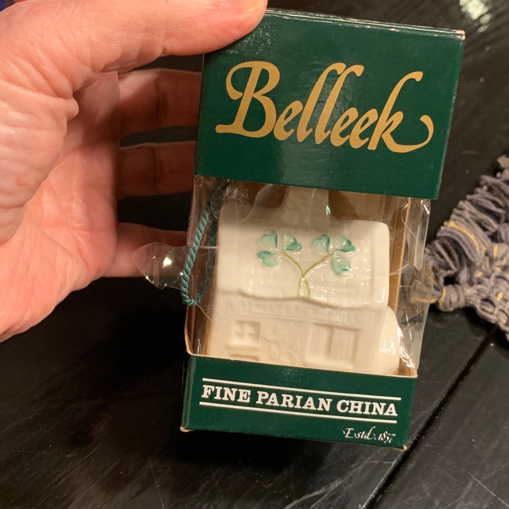 Belleek Ballylist Mill China ornament